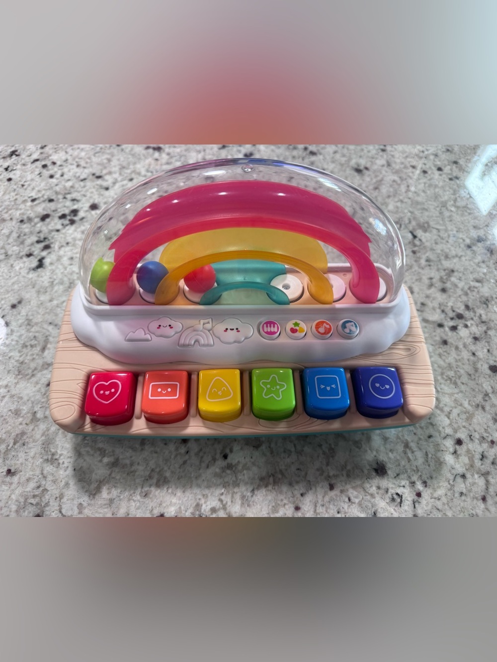 Play go-my upbeat rainbow keyboard toy-works great